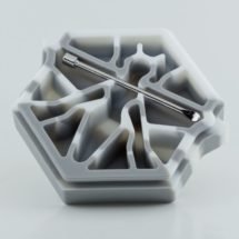 Buzzed Silicone Container with Stainless Steel Tool (Grey)